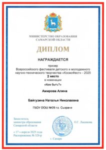 Диплом Амирова Алина