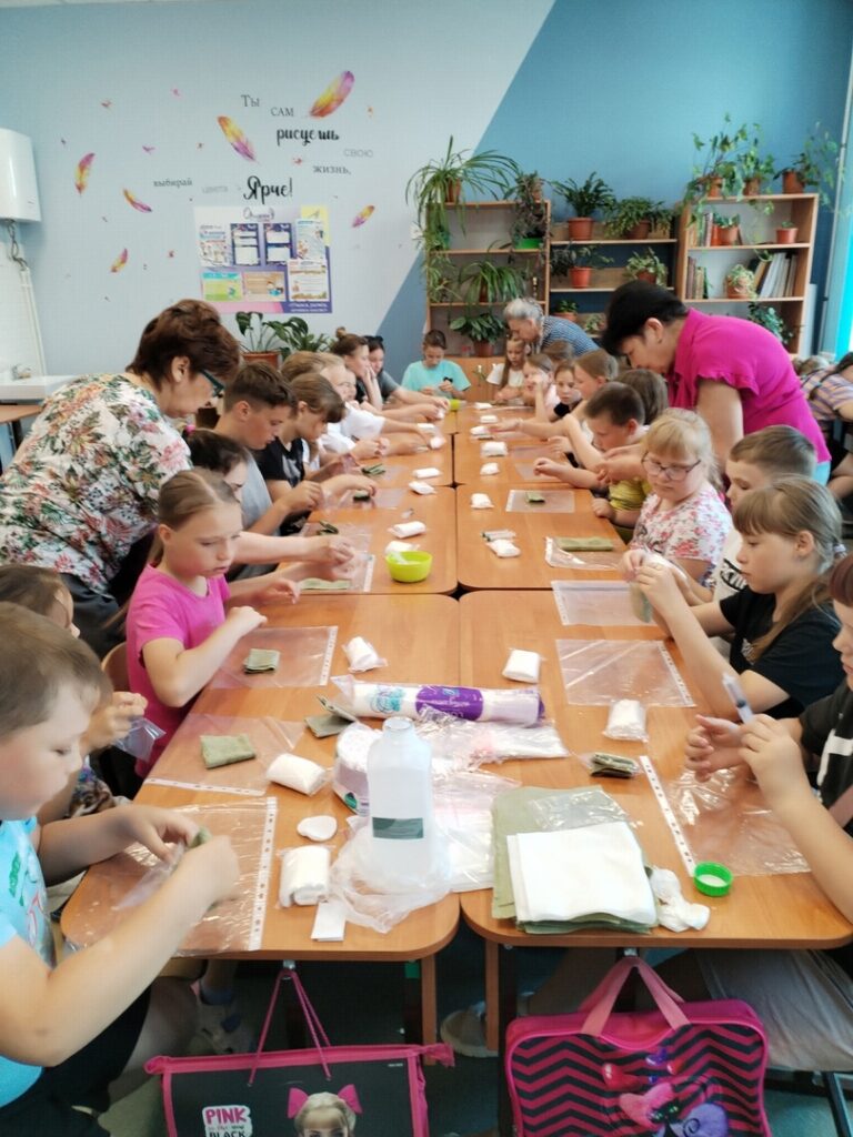 мастер - класс "Сухой армейский душ"